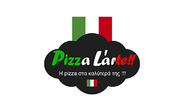 pizza larte logo delivery χαλκίδα