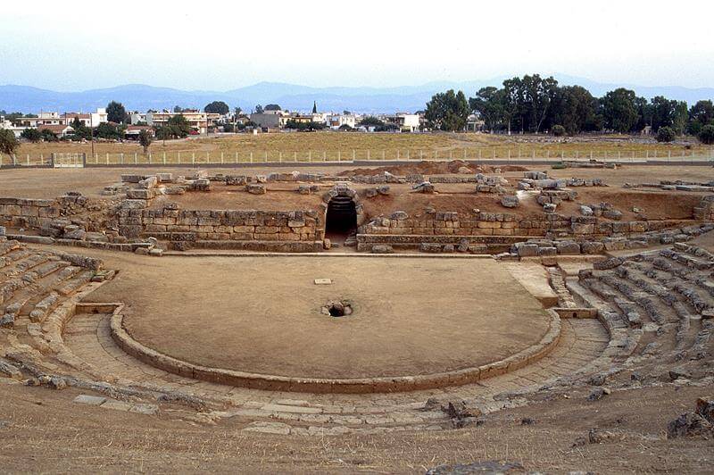 εικόνα Αρχαίο Θέατρο Ερέτρια εύβοια